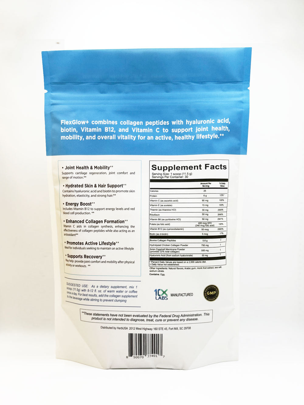 FlexGlow Collagen Powder – Multi-Type Collagen