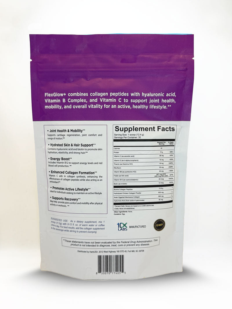 FlexGlow Collagen Powder – Multi-Type Collagen