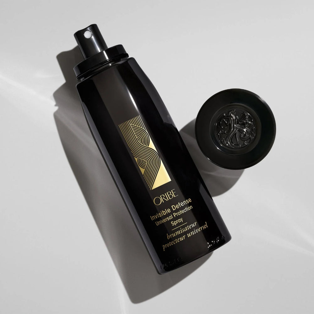 Oribe Invisible Defense Universal Protection Spray heat protectant hair spray with cap