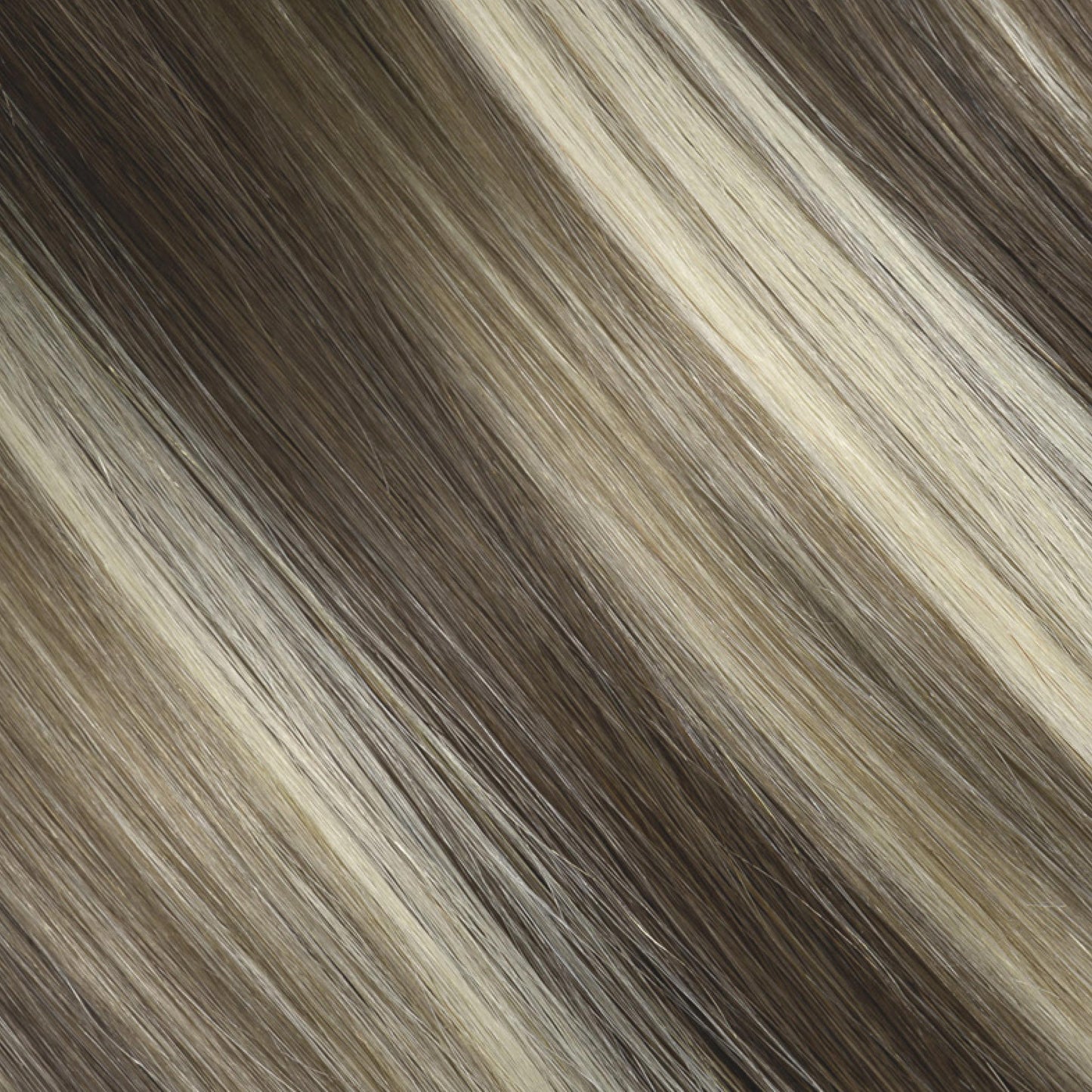 Silk Seam™ Clip-In, White Mocha Rooted Highlight
