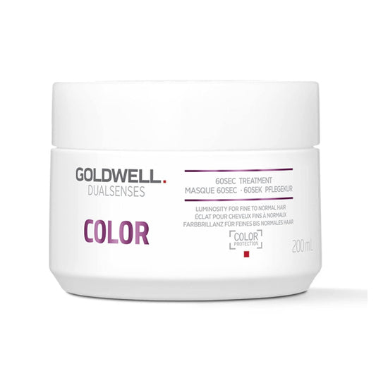 Goldwell Dualsenses Color 60Sec Treatment mask for fine to normal color treated hair with Luminescine