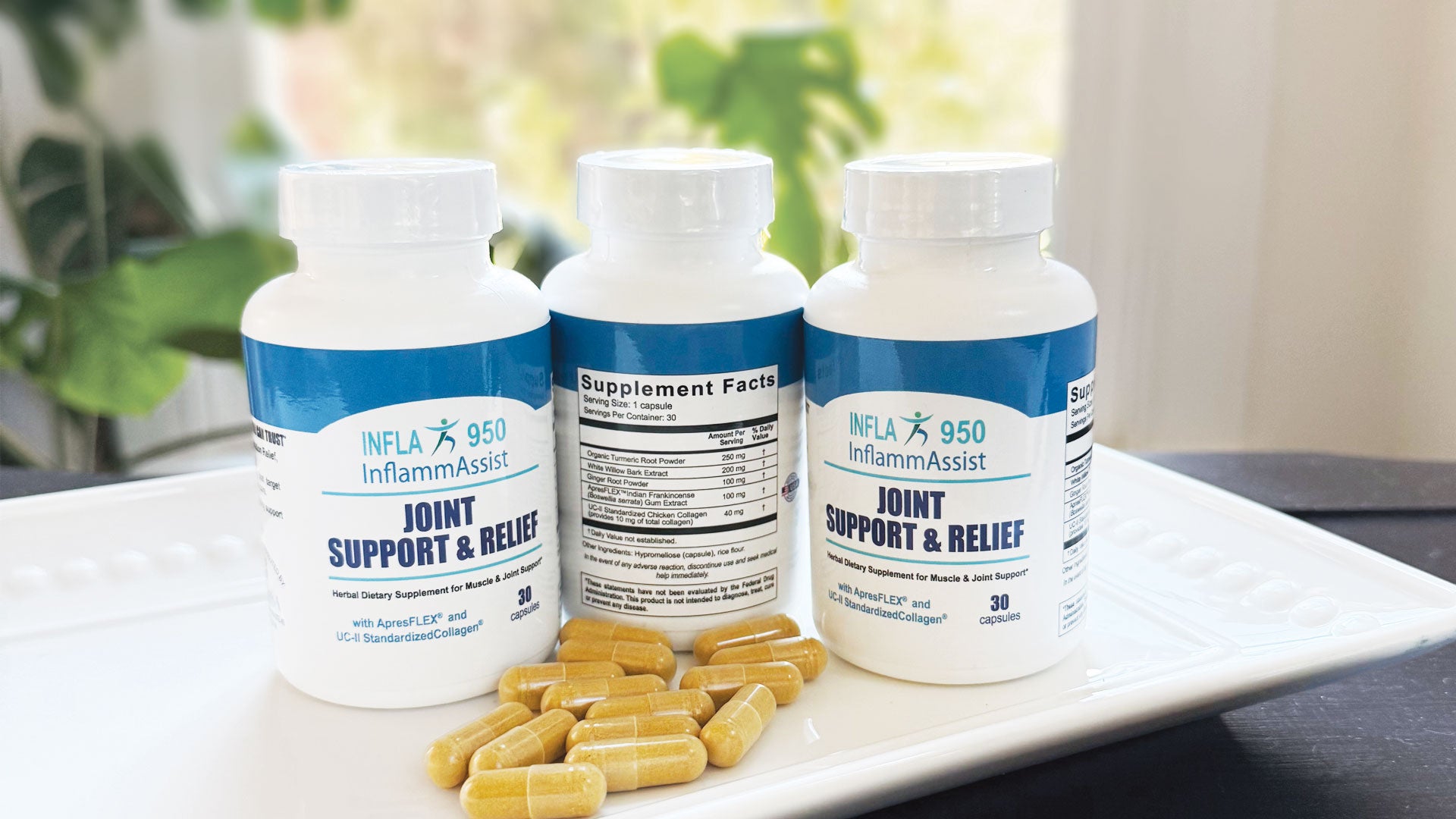 InflammAssist 950 Joint Support with UC-II, ApresFlex, Turmeric Dolce Lusso Salon & Day Spa InflammAssist 950 Joint Support with UC-II, ApresFlex, Turmeric Dolce Lusso Salon & Day Spa