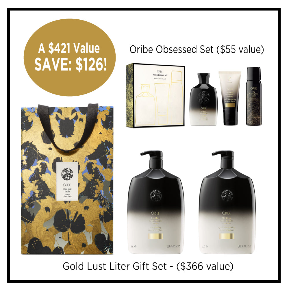 Oribe Gold Lust Liter Cyber Bundle – Dolce Lusso Salon & Day Spa