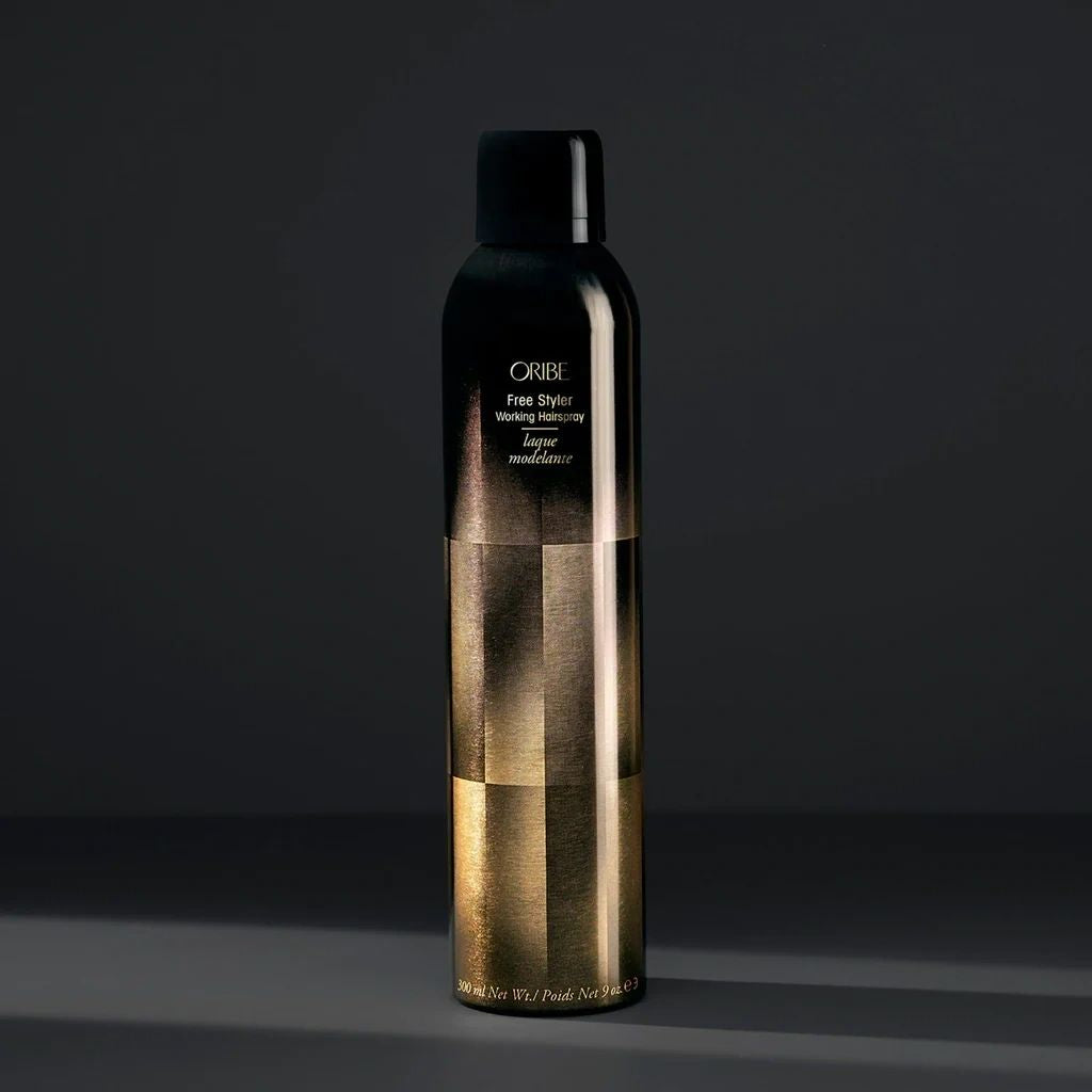 Oribe Free Styler Working Hair Spray lightweight flexible hairspray for brushable hold