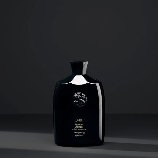 Oribe Signature Shampoo luxury daily cleanser bottle for shine hydration and smooth hair