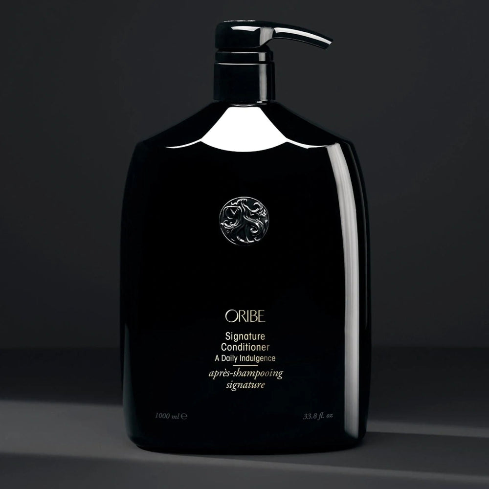 Oribe Signature Conditioner professional salon size bottle for deep hydration and shine