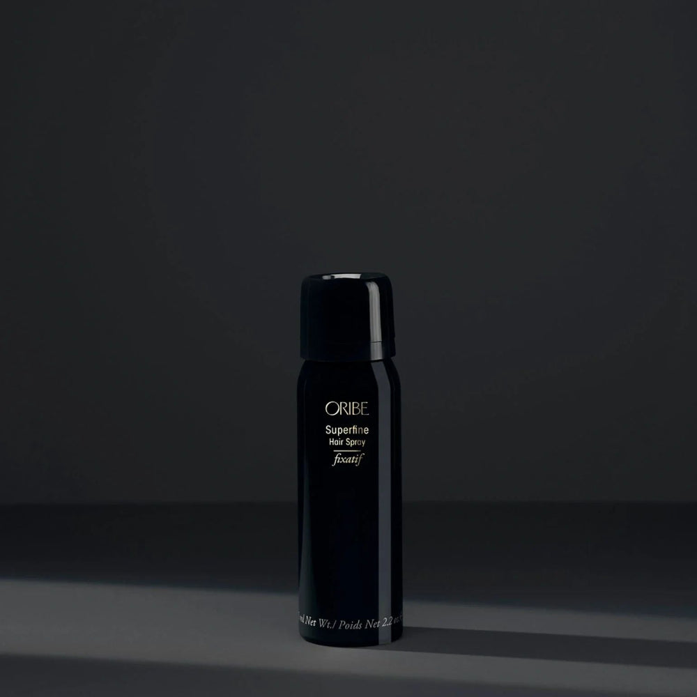 Oribe Superfine hairspray for soft flexible hold and touchable finish