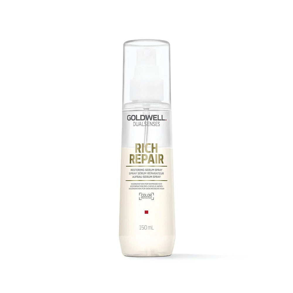Goldwell Dualsenses Rich Repair 6 Effects Serum Spray for dry damaged hair with IntraLipid technology