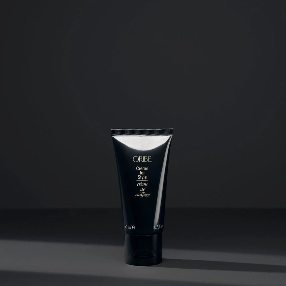 Travel size Oribe Creme for Style tube for soft hold frizz control and natural movement