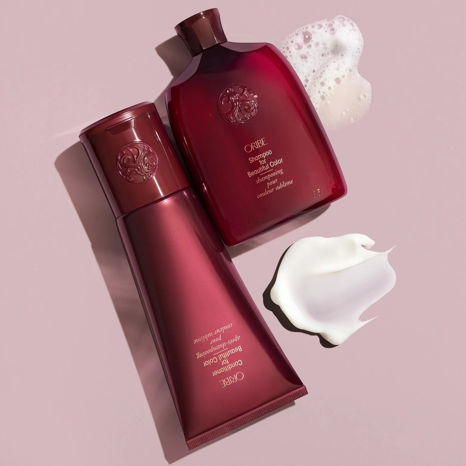 Oribe Shampoo for Beautiful Color with matching conditioner for complete color protection routine