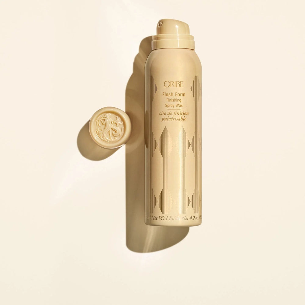 Oribe Flash Form Finishing Spray Wax bottle showcasing luxury styling product