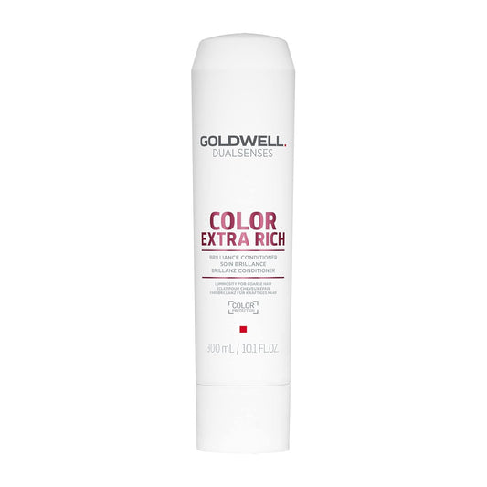 Goldwell Dualsenses Color Extra Rich Brilliance Conditioner for thick coarse color treated hair with Luminescine