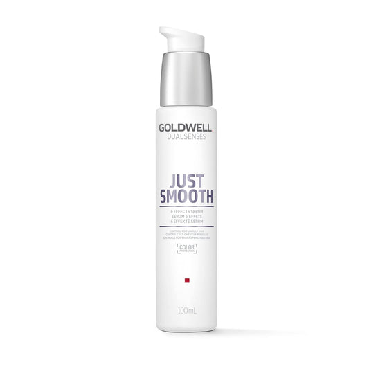 Goldwell Dualsenses Just Smooth 6 Effects Serum for frizzy unruly hair with Kukui Nut Oil