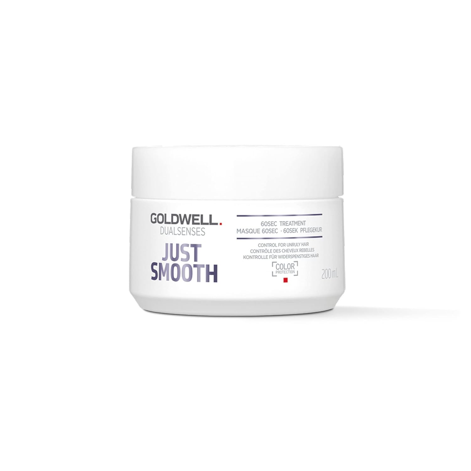 Goldwell Dualsenses Just Smooth 60Sec Treatment mask for frizzy unruly hair with Kukui Nut Oil