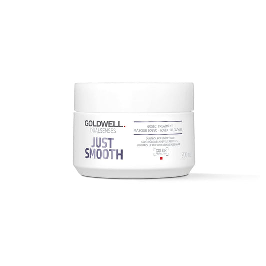 Goldwell Dualsenses Just Smooth 60Sec Treatment mask for frizzy unruly hair with Kukui Nut Oil