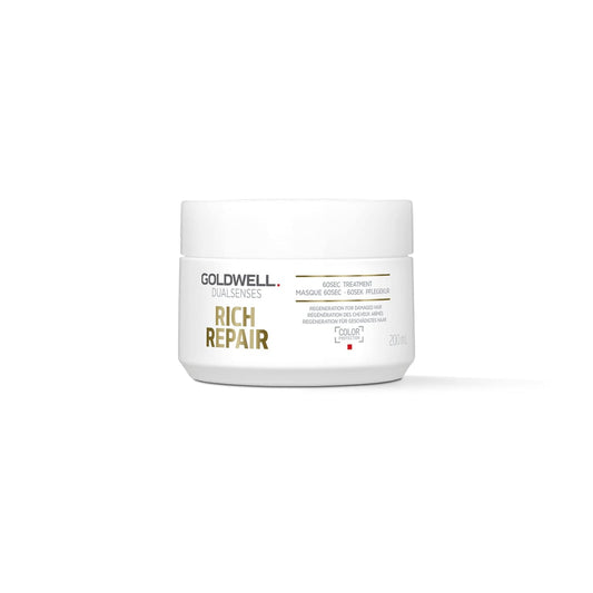 Goldwell Dualsenses Rich Repair 60 Sec Treatment mask for dry damaged hair with IntraLipid technology
