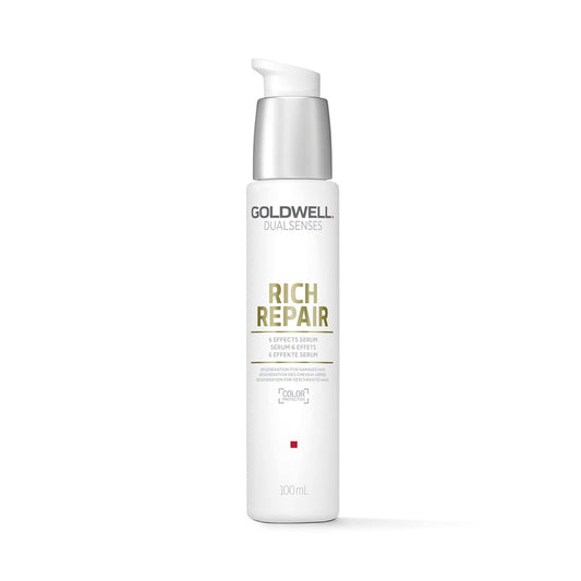 Goldwell Dualsenses Rich Repair 6 Effects Serum for dry damaged hair with IntraLipid technology